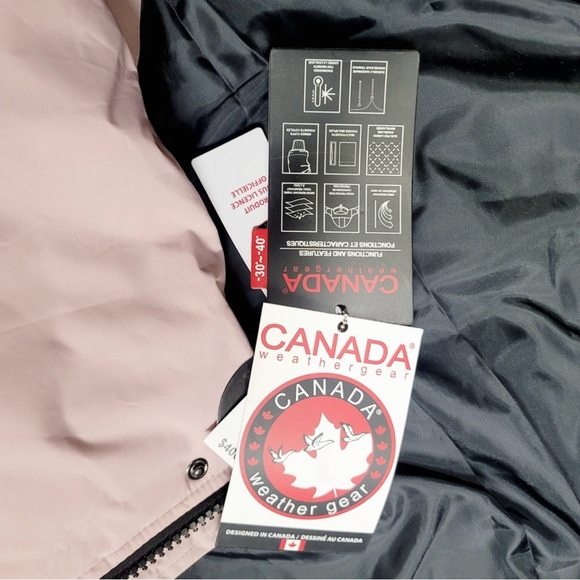 NWT Canada Weathergear Quilted Maxi Puffer Long Coat in Light Pink, Size Large - Picture 8 of 15